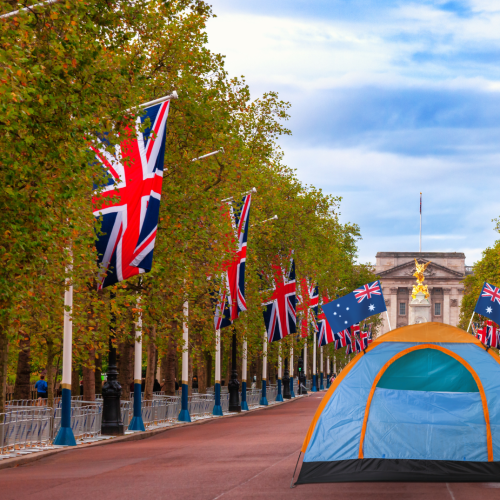 The 81 year-old Aussie who’s been camping ahead of the Coronation