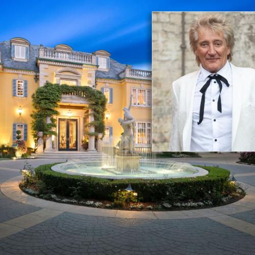 Do Ya Think This $100 Million Mansion Is Sexy? Rod Stewart's Compound Hits The Market!