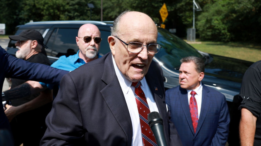 Giuliani Surrenders In Trump Election Subversion Case