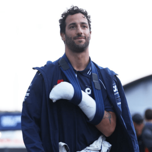 Broken wrist to sideline Australia's Ricciardo