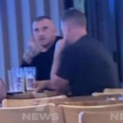 AFL superstar Dustin Martin snapped with Damien Hardwick on the Gold Coast