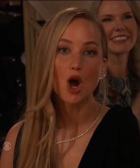 You Need To See What Jennifer Lawrence Was Mouthing To The Camera At The Golden Globes