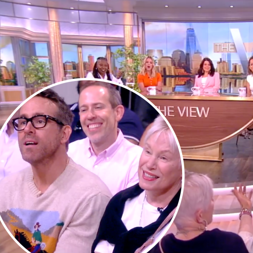 Ryan Reynolds Makes Appearance In 'The View' Audience With His Mum