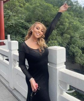 Mariah Carey Struts Up China’s Great Wall in a Gown and Heels