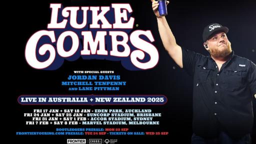 Luke Combs’ Aussie Tour Arrives in 2025